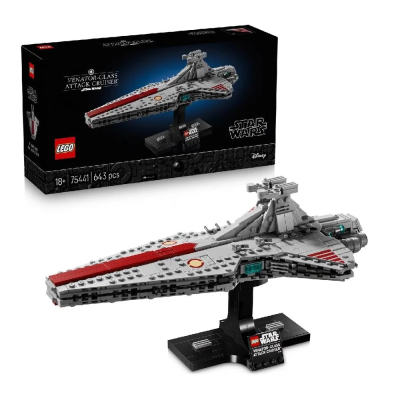 Image of Lego Star Wars Venator-Class Attack Cruiser (75441) One Colour WU3U5 Unisex
