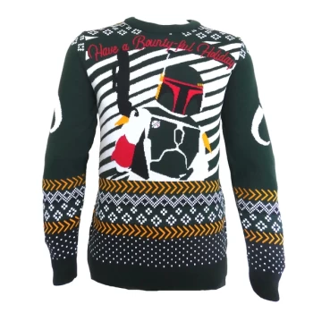 image of Star Wars - Boba Bounty-ful Unisex Christmas Jumper Large