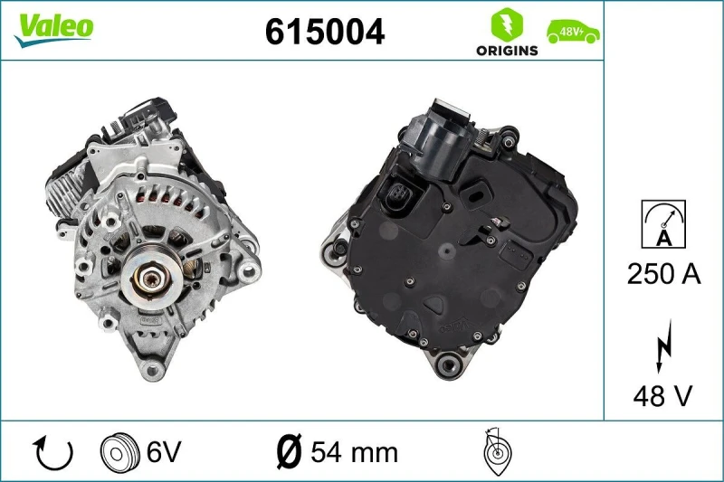 Image of Alternator, starter VALEO 615004