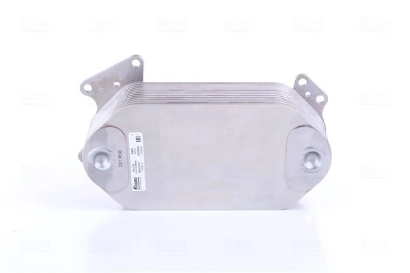 Image of NISSENS 91139 Oil Cooler without gaskets/seals, without filter Steel Oil Cooler,engine oil (469)