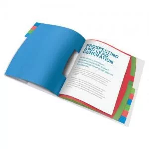 Image of VIVIDA Divider Book 12 Part Translucent Multicolour A4