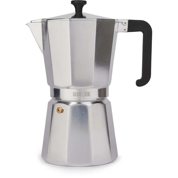 image of La Cafetiere Venice LCVEN12CPSIL 12 Cup Espresso Coffee Maker