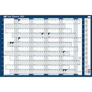 Image of Sasco Unmounted Year Planner 2022 Blue