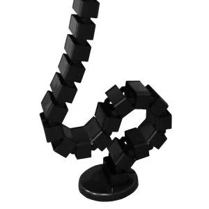 Image of Trexus Cable Spine For Desk Height Adjustable Black Ref IP000144