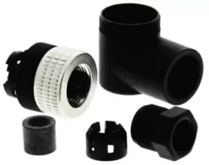 image of Telemecanique Sensors Cable Mount Connector, 4 Contacts, M12 Connector