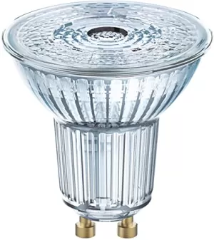 Image of Osram 50W GU10 PAR16 LED Reflector Light Bulbs, Warm White - 10 Pack