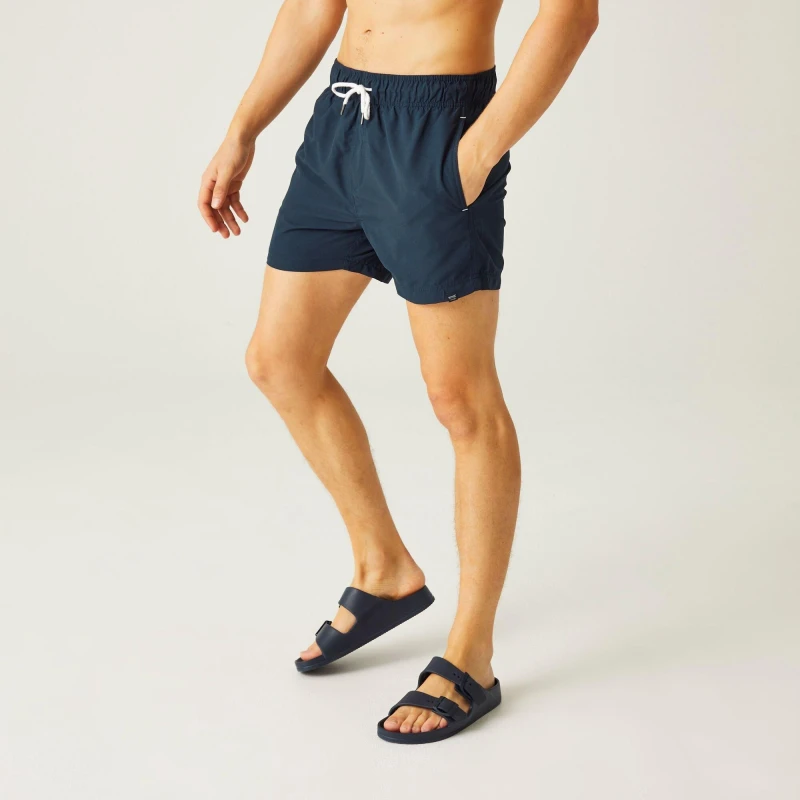 Image of Regatta Mens Mawson III Quick Drying Swimming Shorts XXL- Waist 41-43' (104-109cm) NAVY RMM016-540-XXL