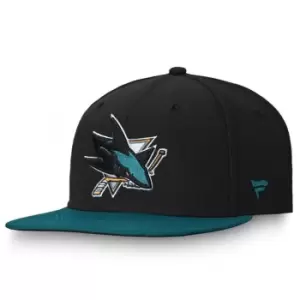 Image of NHL Logo Snapback Cap Mens - Black