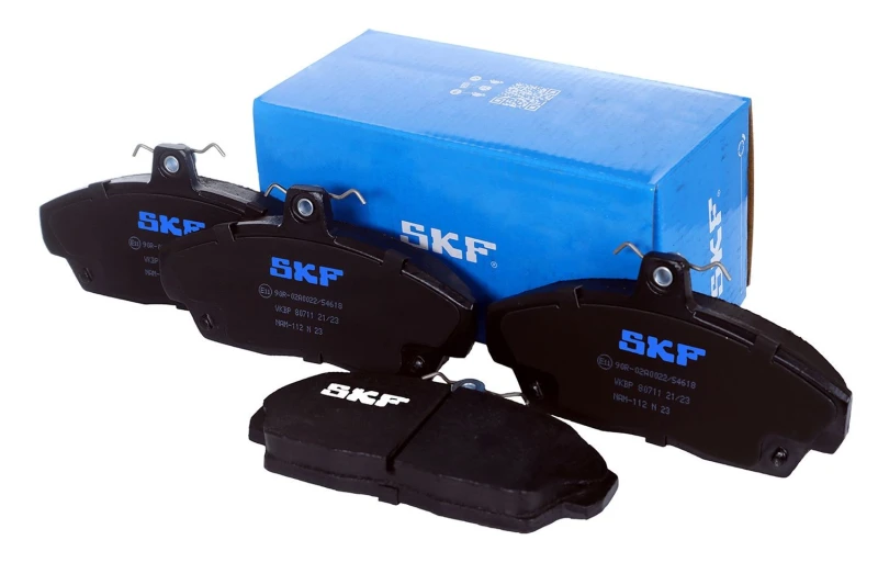 Image of SKF VKBP 80711 Brake pad set not prepared for wear warning indicator Brake Pad Set,disc brake (402)
