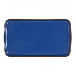 image of Denby Imperial Blue Small Rectangular Platter