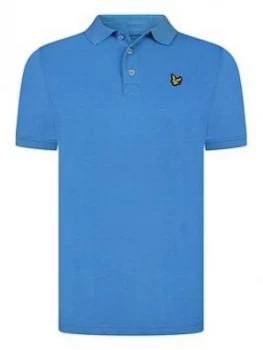 image of Lyle & Scott Boys Classic Short Sleeve Polo Shirt - French Blue, French Blue, Size 12-13 Years