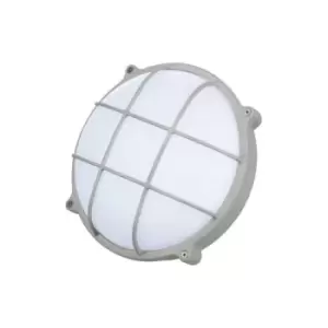 image of Timeguard 25W Round Cross Bezel LED Bulkhead - Daylight - LEDBHR25CB