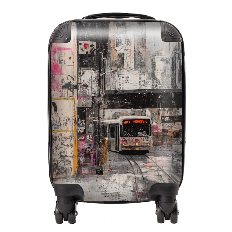 Image of Designer Luggage Jasper Reed: 00036 Suitcase in Pink Size: Large Pink Unisex Large