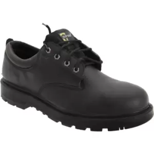 Image of Grafters Mens Contractor 4 Eye Safety Shoes (11 UK) (Black) - Black