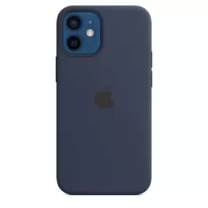 Image of Apple iPhone 12 mini Silicone Case with MagSafe - Deep Navy