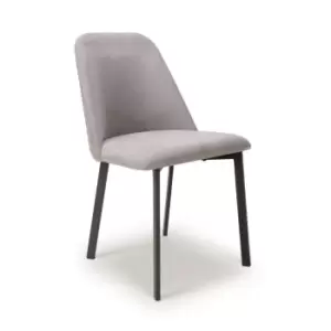 Image of 4 x Shankar Linden Linen Effect Natural Dining Chairs
