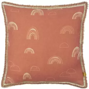 Image of Rain Shadow Cushion Red Clay, Red Clay / 50 x 50cm / Polyester Filled