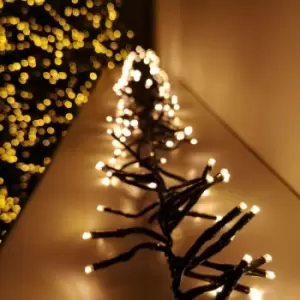 Image of Samuel Alexander - 768 LED 4.5m Premier Compact Cluster Brights Indoor Outdoor Christmas Multi Function Mains Operated Lights in Vintage Gold