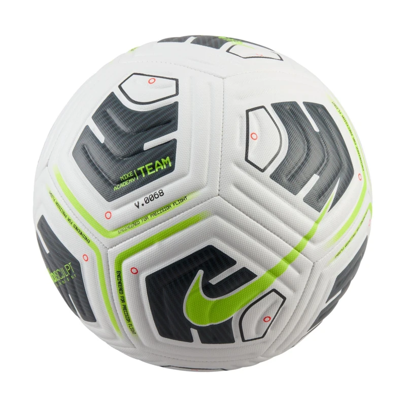 Image of Nike MKA Football 53 Wht/Blk/Grn unisex Size 5