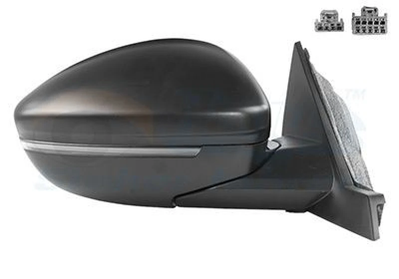 Image of VAN WEZEL Wing mirror VAN WEZEL 1633806
