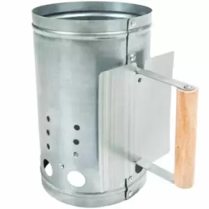 image of Tectake BBQ Firestarter With Heat Shield Silver