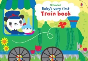 Image of Babys very first train book by Fiona Watt