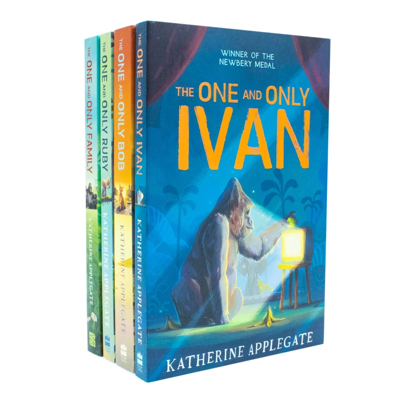 Image of The One and Only Series 4 Book Set By Katherine Applegate Including Ivan Bob Ruby Family Katherine Applegate Books