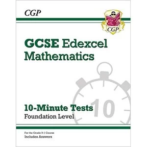 Image of New Grade 9-1 GCSE Maths Edexcel 10-Minute Tests - Foundation (includes Answers) Paperback / softback 2018
