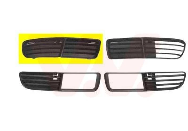 Image of VAN WEZEL Bumper grill VAN WEZEL 5824592