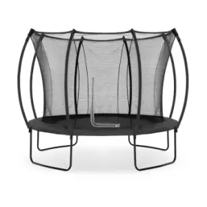 Image of Plum - 10ft Colours Springsafe Trampoline & Enclosure - Jet Black