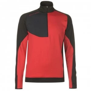 image of Galvin Green Deon Half Zip Pullover Mens - Red/Black