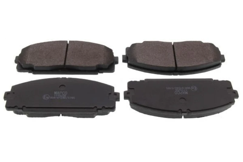 Image of MAPCO 6876 Brake pad set Front Axle, excl. wear warning contact, with anti-squeak plate Brake Pad Set,disc brake (402)