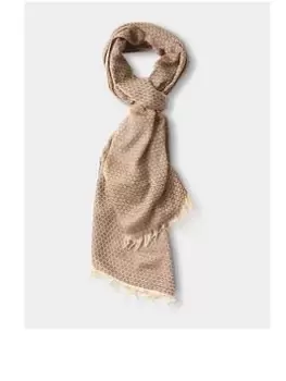 Joe Browns Stone River Woven Scarf - Gold, Men