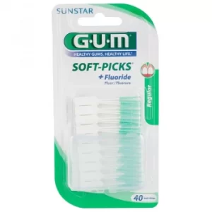 image of G.U.M Soft-Picks +Fluoride Toothpick Regular 40 pc