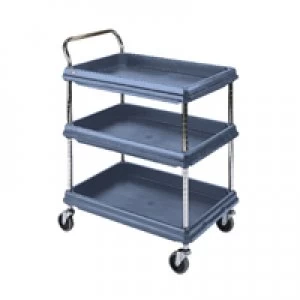 image of Slingsby Microban 2 Tier H1041xW832xD546mm Deep Ledge Trolley 360966