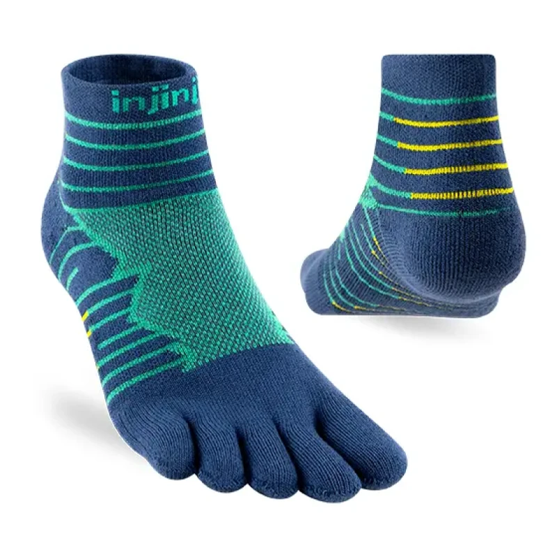 Image of Chaussettes Injinji Ultra Run Mini-Crew Bleu Unisex 37/40