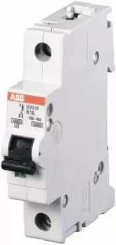 ABB System M Pro 16A MCB Mini Circuit Breaker1P Curve K, Breaking Capacity 6 kA - main image