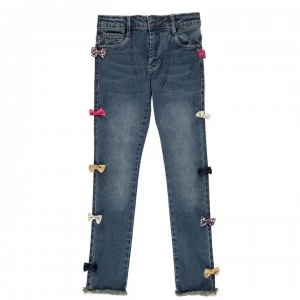 image of Billieblush Bow Jeans - Stone Z13