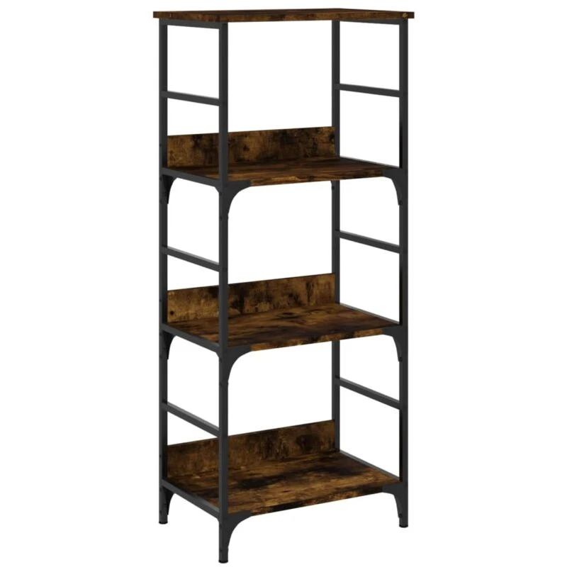 Image of VIDAXL Bookshelf Smoked Oak 50x33x117.5cm Engineered Wood Vidaxl 835271