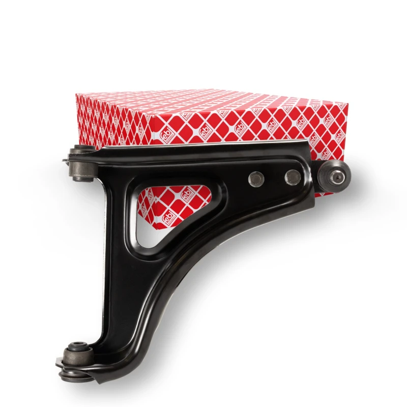 Image of FEBI BILSTEIN 09316 Suspension arm Control Arm, Sheet Steel, Lower, with rubber mounts Sheet Steel Track Control Arm (273)