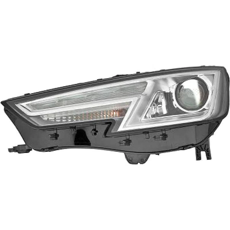 Image of DIEDERICHS 1020981 Headlights PWY24W, Left, with motor for headlamp levelling, Bi-Xenon Headlight (259)