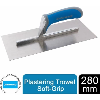 image of Plastering Trowel Soft-Grip 280mm 373507 - Silverline