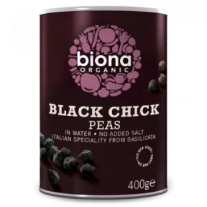 image of Biona Organic Black Chickpeas 400g