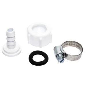 image of Plumbsure Plastic Threaded Hose Adaptor Straight Connector Set