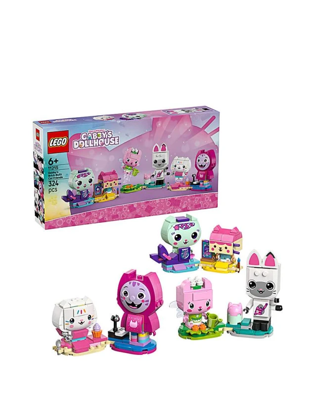 Image of LEGO Gabby's Dollhouse: Gabby's Brick-Built Cat Friends 11215