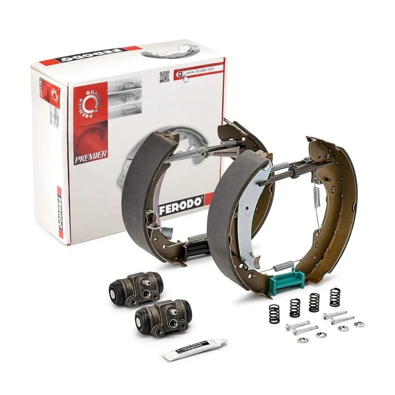 Image of FERODO FMK260 Brake Set, drum brakes with wheel brake cylinder Brake Set,drum brakes (3859)