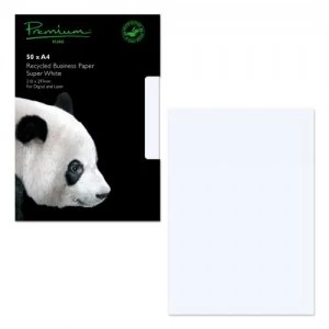 Image of Premium Pure Paper Super White Wove A4 120gsm PK50
