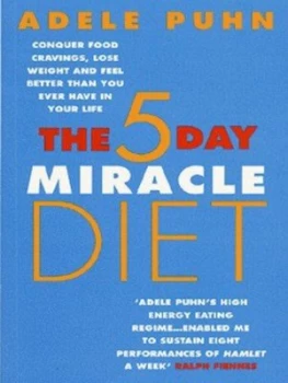 Image of The 5-Day Miracle Diet by Adele Puhn Book