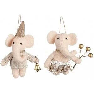 Image of Golden Elephants 14cm (1 Random Supplied)