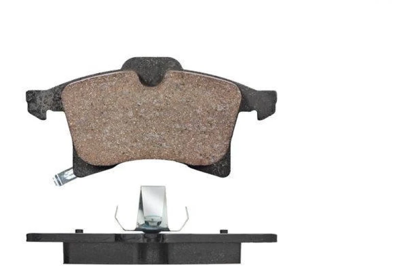 Image of VALEO 872832 Brake pad set OPTIPACK for LCV Front Axle, without integrated wear sensor, for difficult operating conditions Brake Pad Set,disc brake (